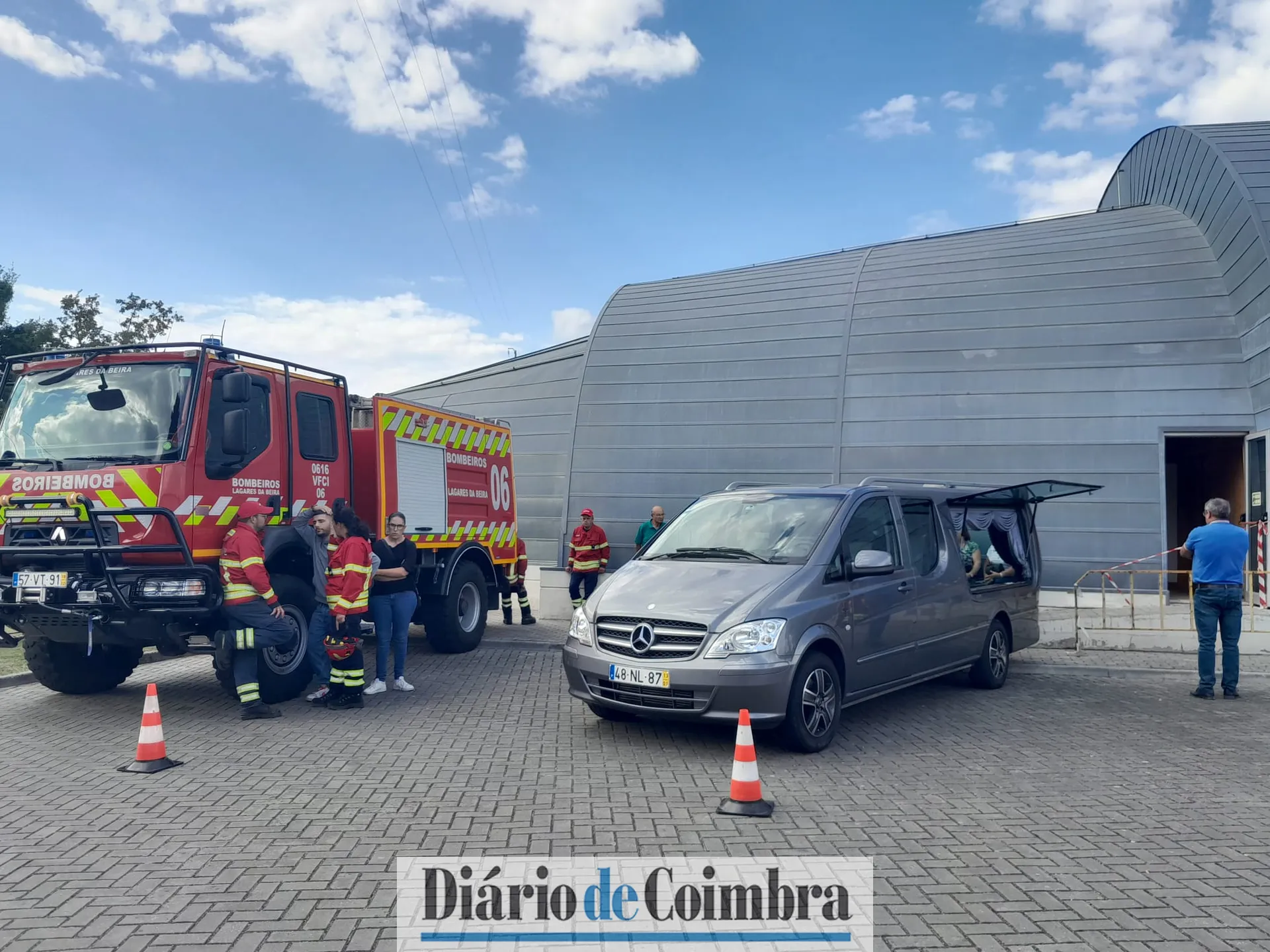 Funeral dos três bombeiros