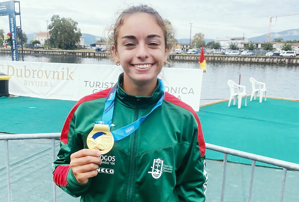 Maria luísa gomes canoagem medalha