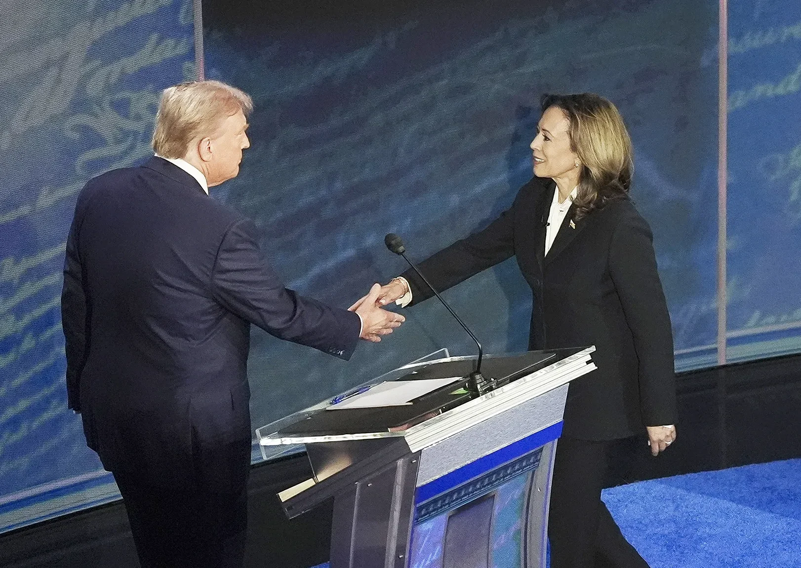 P20 donald trump e kamala harris t