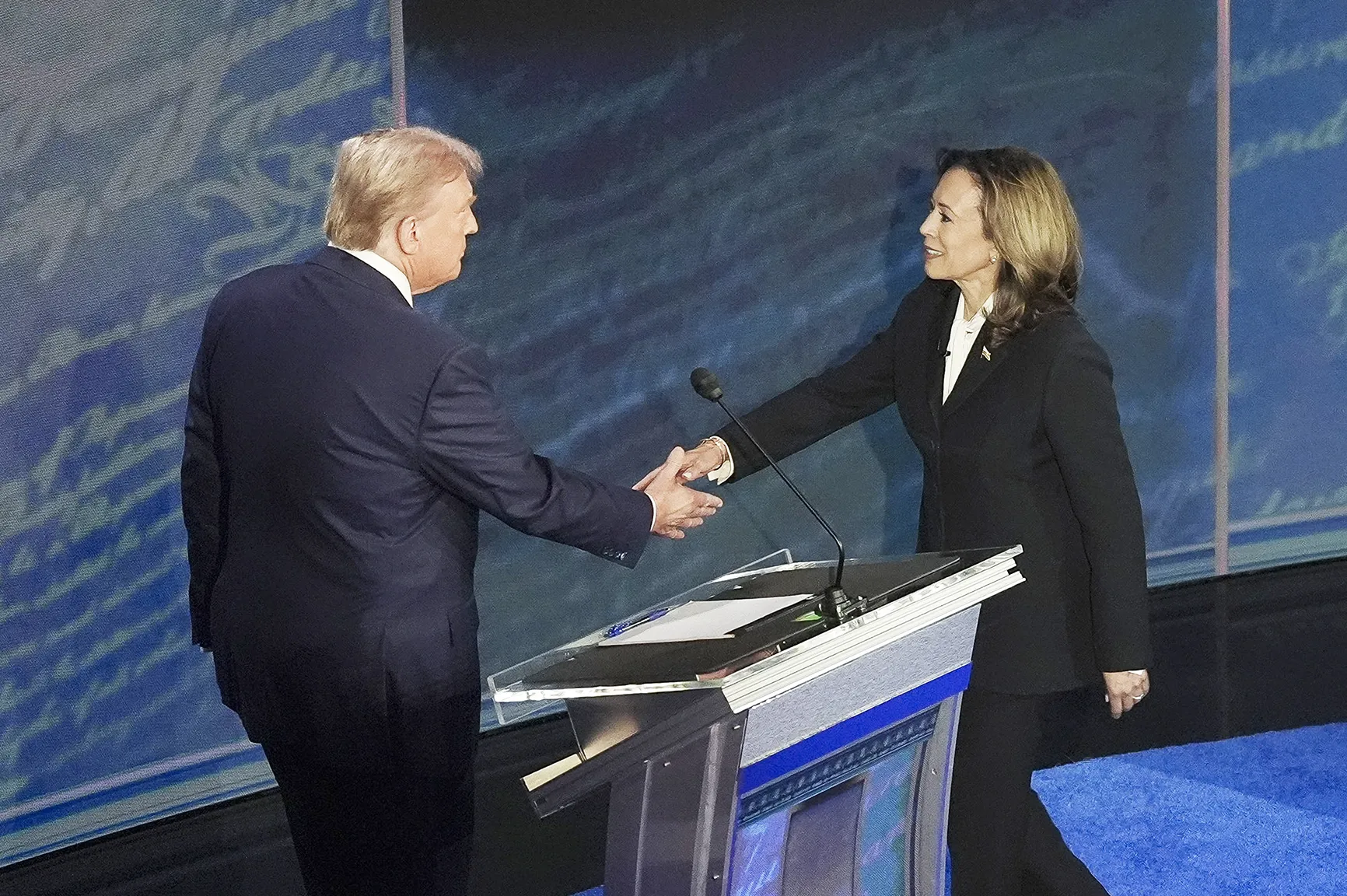 P20 donald trump e kamala harris t