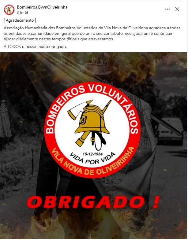 Publicação bombeiros