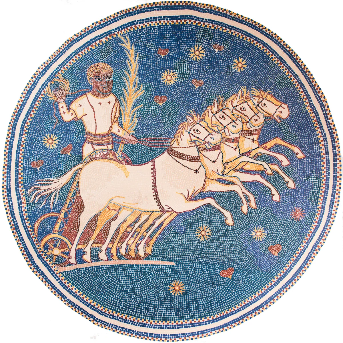 P15 Mosaico Quadriga Reconstituição T