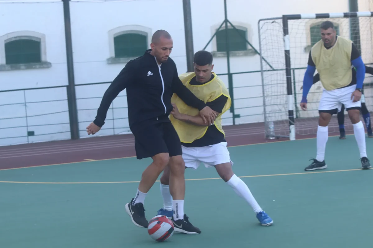 Jogo Futebol Entre A Académica Oaf E O Estabelecimento Prisional