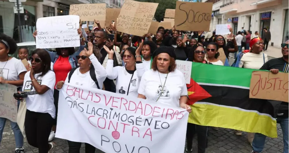 Manifestação Lisboa Moçambique