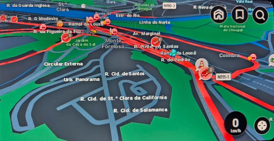 Waze Trânsito Coimbra